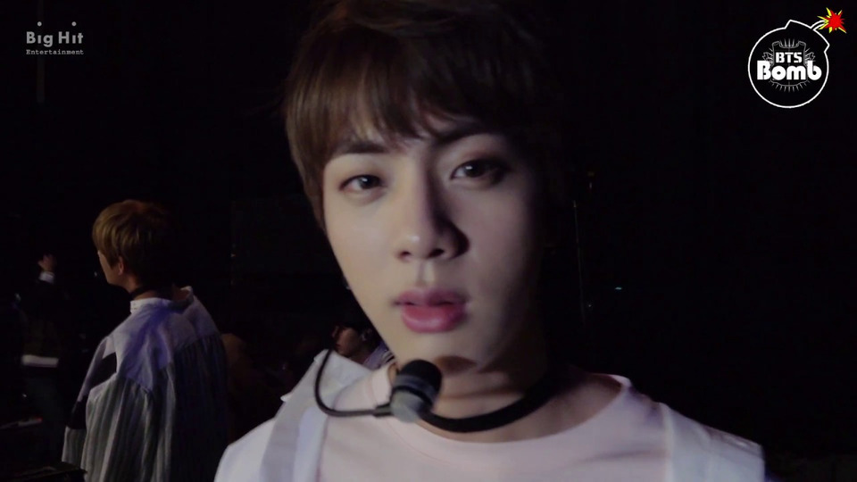 s15e20 — Jin's Face-contact time @ M countdown comeback stage of 'Spring Day'