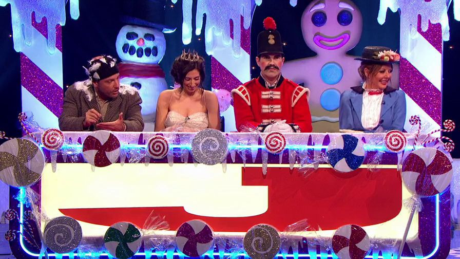 s20e11 — Christmas Special: Jimmy Carr, Ayda Williams, Carol Vorderman, Stacey Solomon, Courtney Act, Joey Essex, Gino D'Acampo