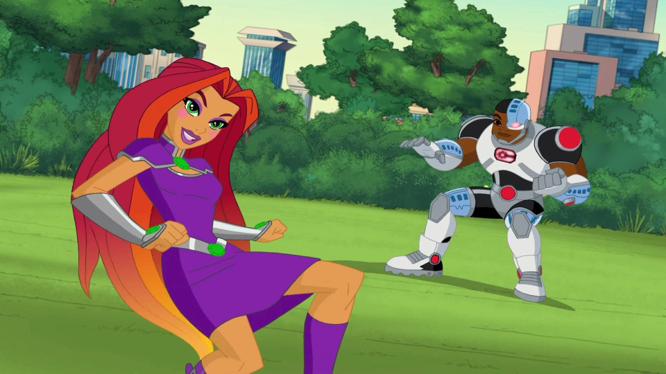 s02e22 — Hero of the Month: Cyborg and Starfire
