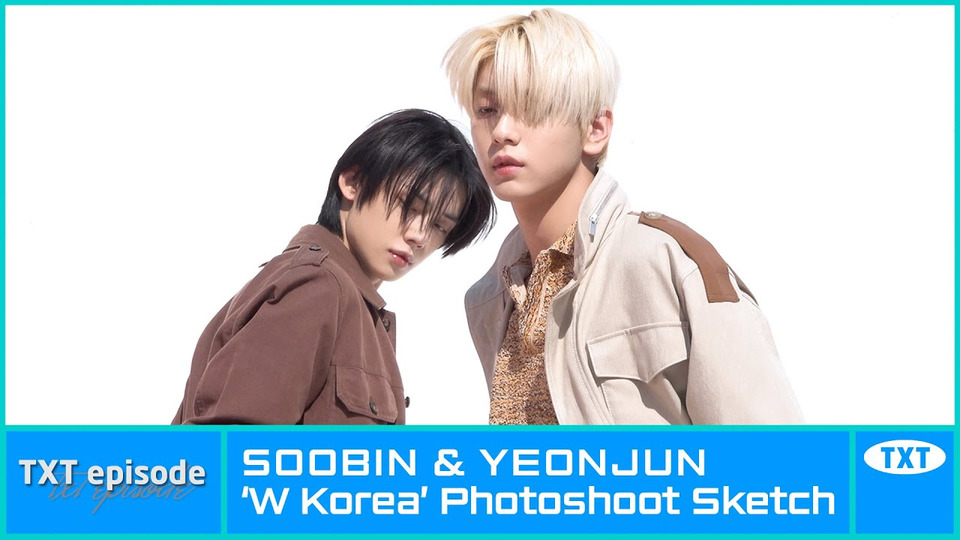 s2023e119 — [EPISODE] Soobin & Yeonjun 'W Korea' | Photoshoot Sketch