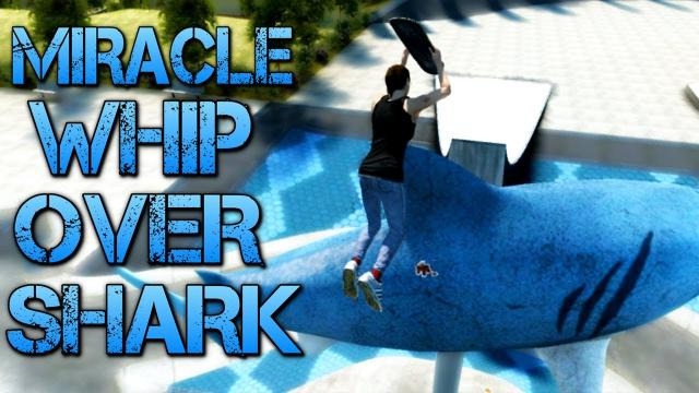 s03e76 — Skate 3 - Part 10 | MIRACLE WHIP OVER SHARK | Learning to flip