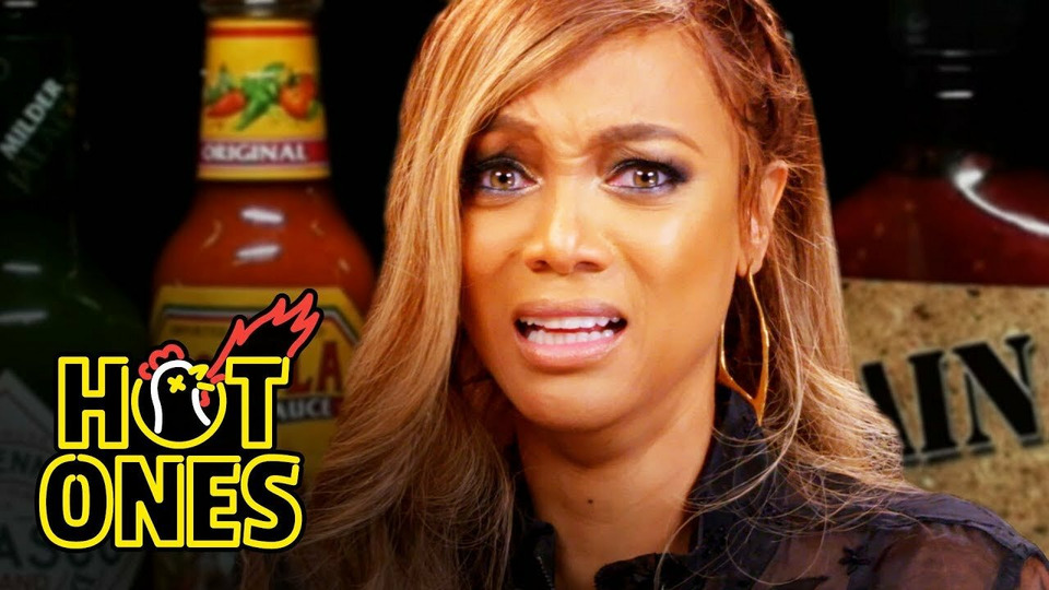 s05e14 — Tyra Banks Cries for Her Mom While Eating Spicy Wings