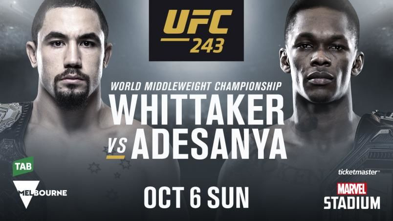 s2019e10 — UFC 243: Whittaker vs. Adesanya