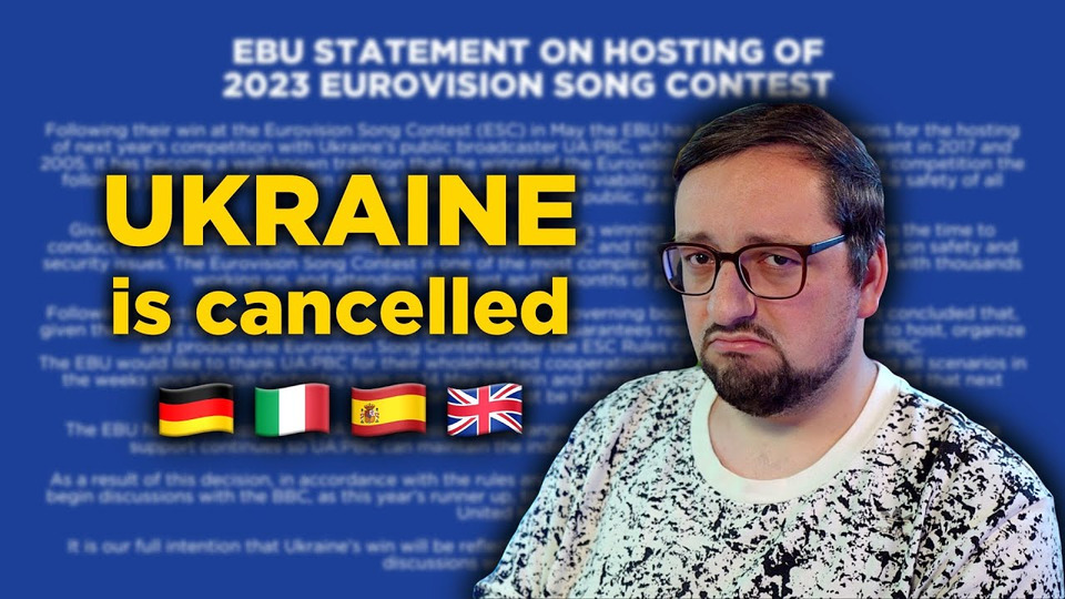 s07e82 — 🇺🇦 Украина НЕ СМОЖЕТ провести Евровидение 2023 — оно пройдет в ВЕЛИКОБРИТАНИИ 🇬🇧