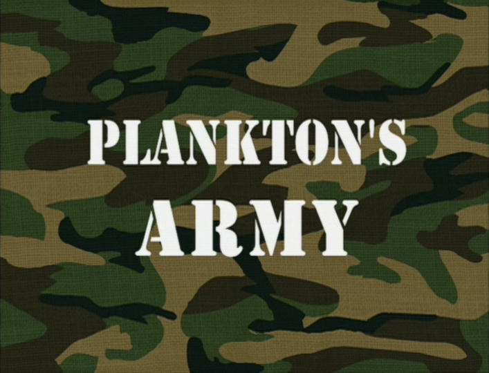s03e33 — Plankton's Army