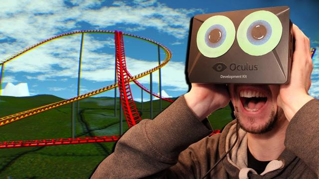 s03e256 — Oculus Rift Rollercoaster | MAYBE I'M OVER MY FEAR OF HEIGHTS.....NOPE!