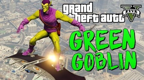 s07e42 — GTA 5 Mods : Green Goblin - ЗЕЛЕНЫЙ ГОБЛИН МОД!