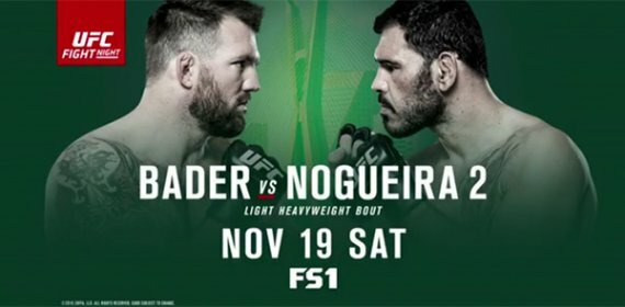s2016e23 — UFC Fight Night 100: Bader vs. Nogueira 2