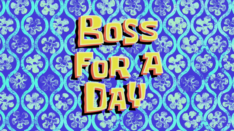 s12e31 — Boss for a Day