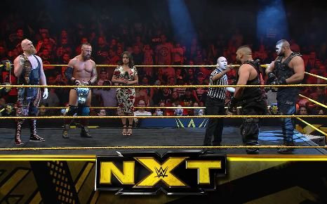 s11e44 — Main Event: Authors of Pain vs. SAnitY for the NXT Tag Team Championships