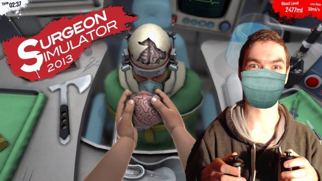 s02e258 — Surgeon Simulator 2013 with the Razer Hydra Motion Controller - I STILL SUCK - Gameplay/Commentary