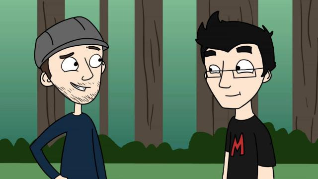 s04e533 — Jacksepticeye Animated | The Forest w/Markiplier