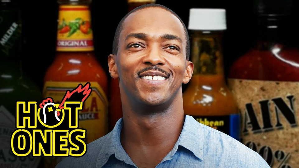 s14e06 — Anthony Mackie Quotes Shakespeare While Eating Spicy Wings