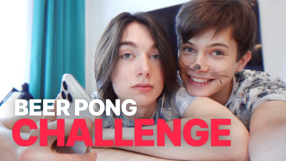 s06e48 — Beer Pong Couple Challenge — Gay Version