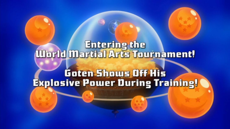 s02 special-3 — Entering the World Martial Arts Tournament! Goten Shows Off His Explosive Power During Training!