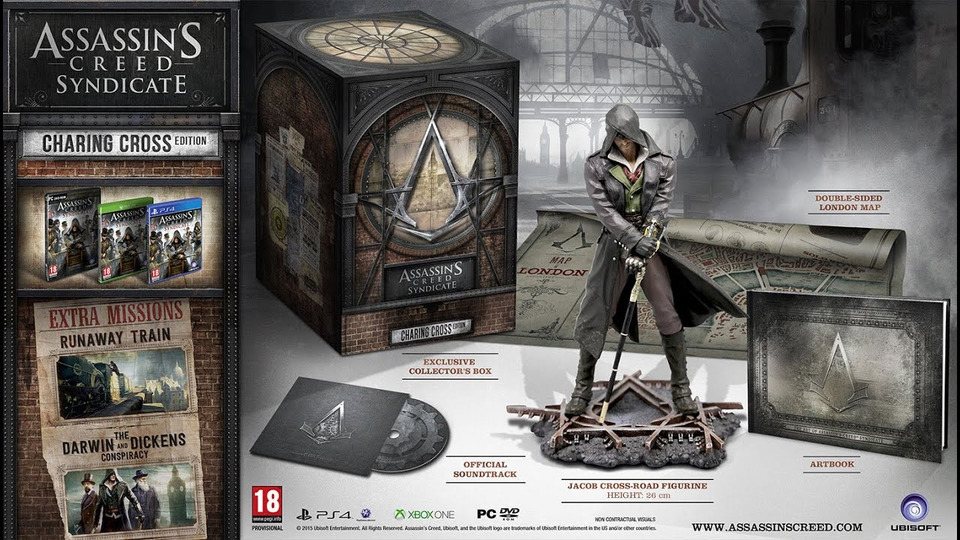 s2015e252 — Assassin's Creed: Синдикат — коллекционное издание Charing Cross (unboxing)