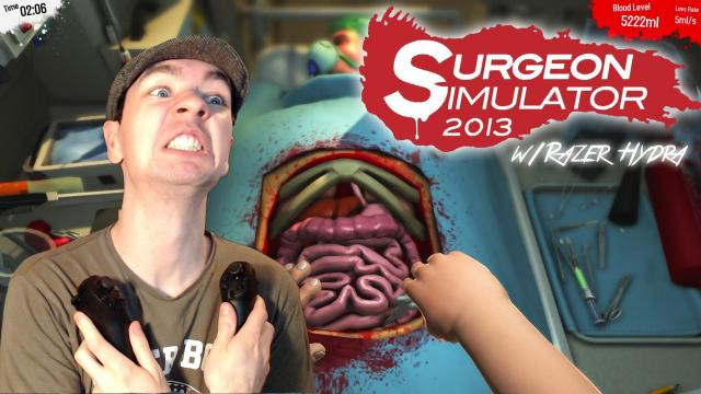 s02e330 — Surgeon Simulator 2013 w/ Razer Hydra | PAGING DR.RAGE | Gameplay/Commentary