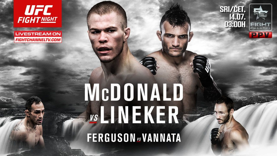 s2016e13 — UFC Fight Night 91: McDonald vs. Lineker