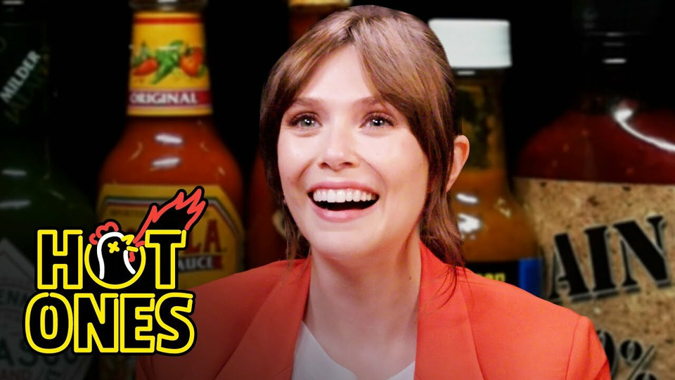 s15e04 — Elizabeth Olsen Feels Brave While Eating Spicy Wings