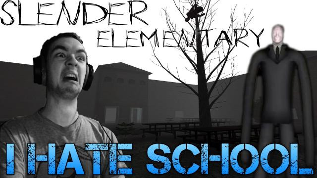 s02e263 — Slender Elementary - I HATE SCHOOL - Indie Horror game - Commentary/Facecam Reaction