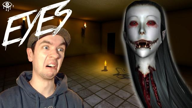 s02e289 — Eyes | BEST BURGLAR EVER! | Indie Horror Game | Commentary/Face Cam