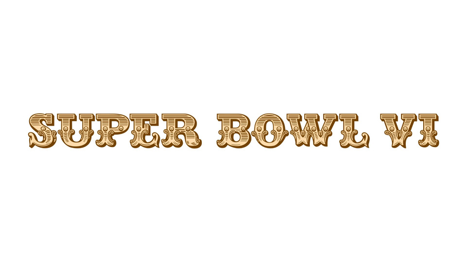 s1972e01 — Super Bowl VI - Dallas Cowboys vs. Miami Dolphins
