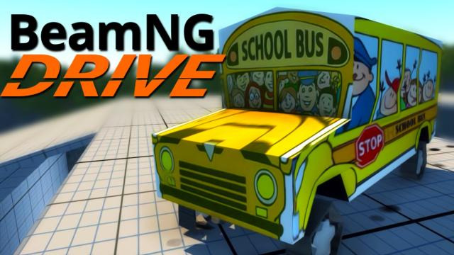 s03e484 — BeamNG.Drive #2 | THE WHEELS ON THE BUS GO CRASH!!