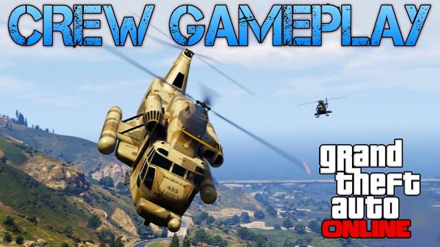 s02e462 — Grand Theft Auto Online | PLAYING WITH CREW MEMBERS | FREE ROAM + CAR & PLANE RACES