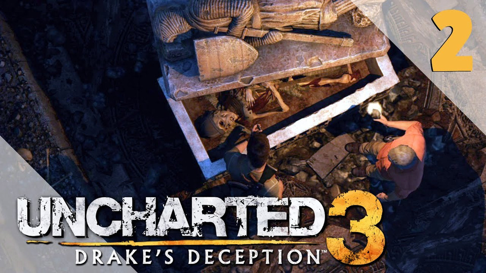 s2016e46 — Uncharted 3: Drake's Deception [PS4] #2: Тайны склепа
