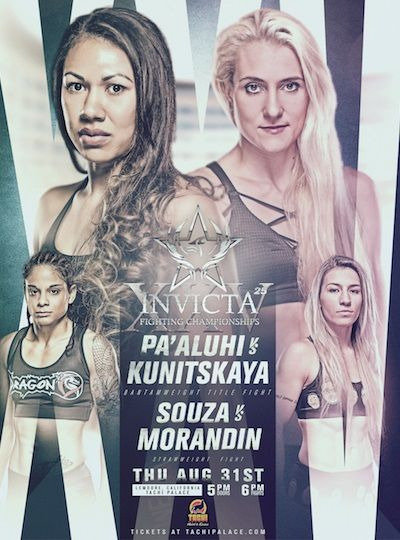 s06e05 — Invicta FC 25: Bantamweight Title Fight: Raquel Pa'aluhi vs. Yana Kunitskaya