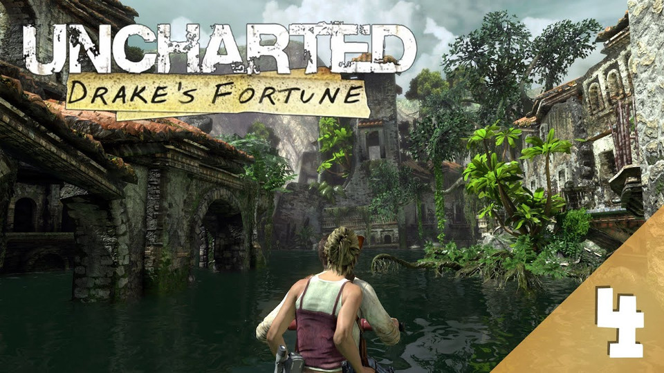 s2016e21 — Uncharted: Drake's Fortune [PS4] #4: Затопленный город