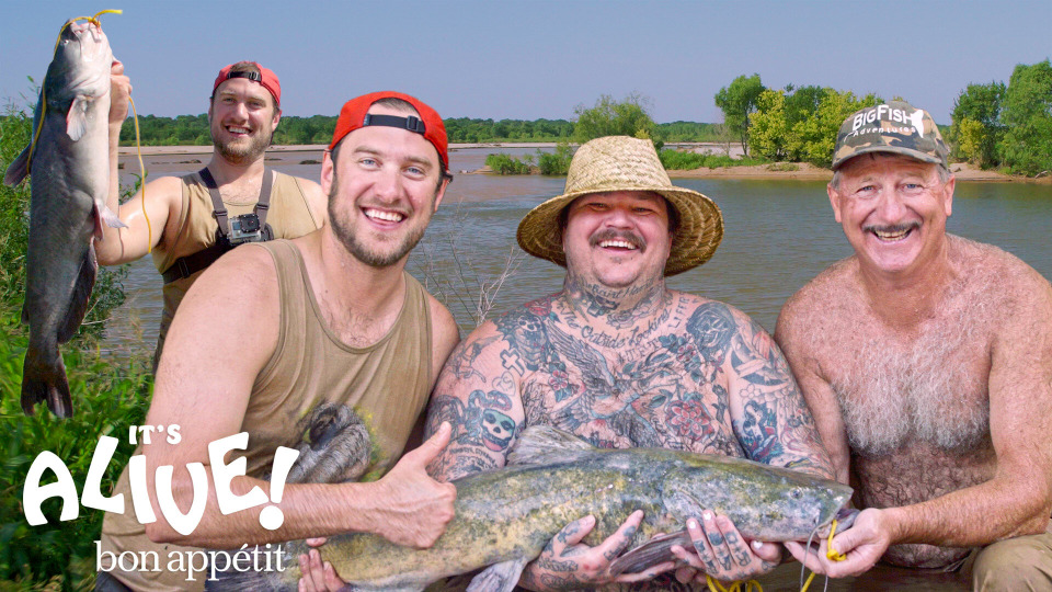 s03e16 — Brad and Matty Matheson Go Noodling for Catfish Part 1