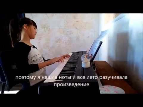 s01e01 — Девочка красиво играет на пианино. Музыка из к.ф Хатико.