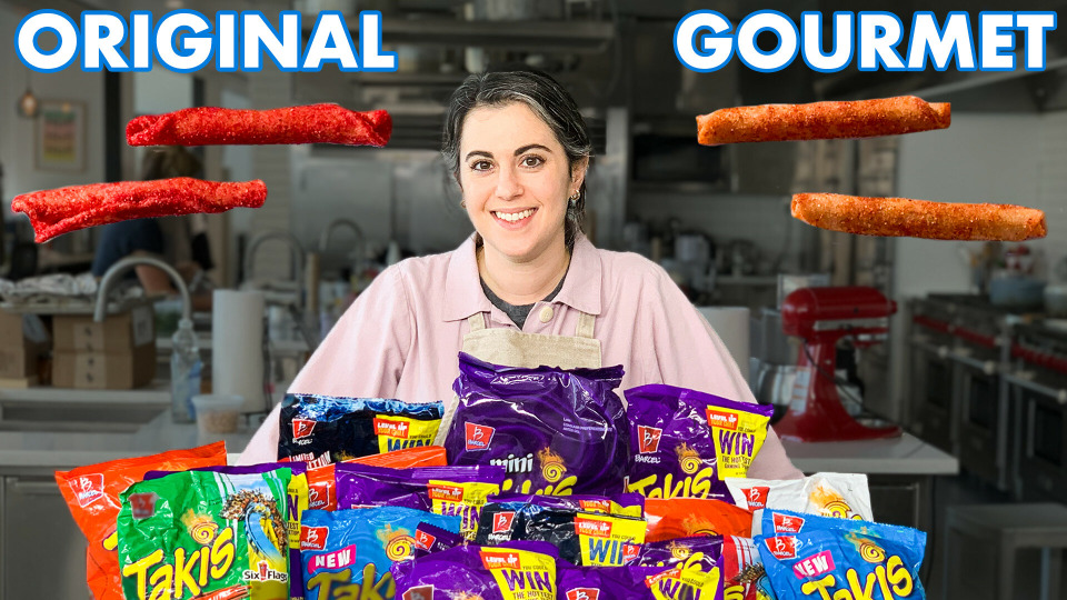 s01e28 — Pastry Chef Attempts to Make Gourmet Takis