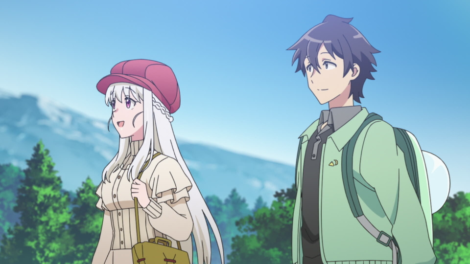 Two People and One Furry Friend, Strolling Through Aomori