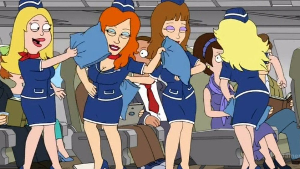 s09e12 — Introducing the Naughty Stewardesses
