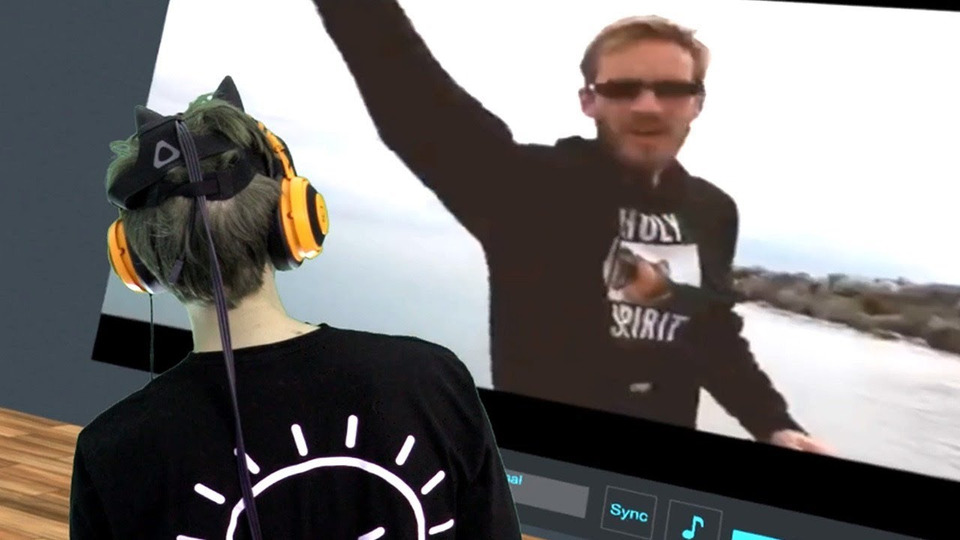 s10e48 — VR Chat #9 Watching Pewdiepie in VR