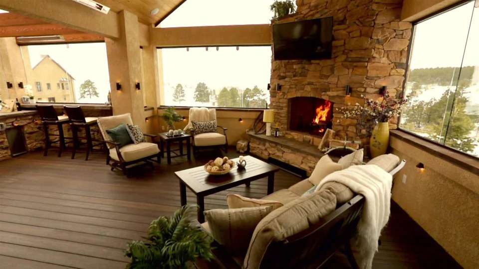 s01e07 — An Ideal Family Deck with a Wood-Burning Fireplace