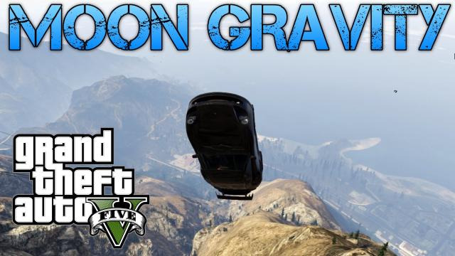 s02e496 — Grand Theft Auto V | FUN WITH MOON GRAVITY | MAKING CARS FLY!