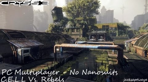 s02e60 — Crysis 3 Multiplayer PC - No Nanosuits Rebels vs CELL - Crash Site Skyline (GameplayCommentary)