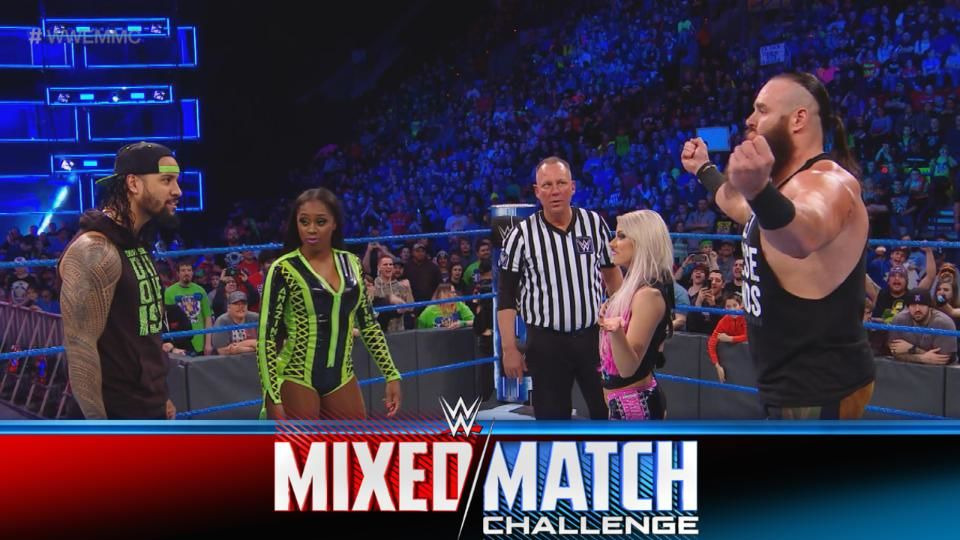 s01e08 — Week Eight: Braun Strowman & Alexa Bliss vs. Jimmy Uso & Naomi