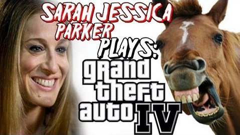 s03e357 — SARAH JESSICA PARKER PLAYS GTAIV!