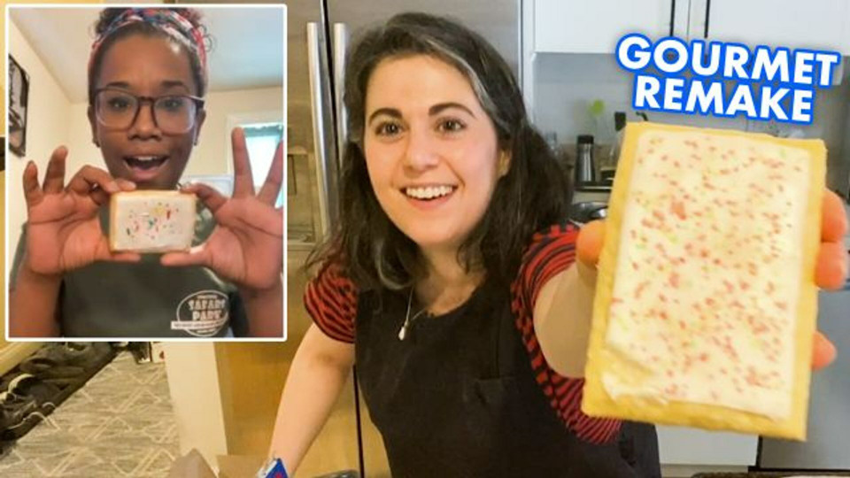 s01e45 — Pastry Chef Remakes Gourmet Pop Tarts at Home
