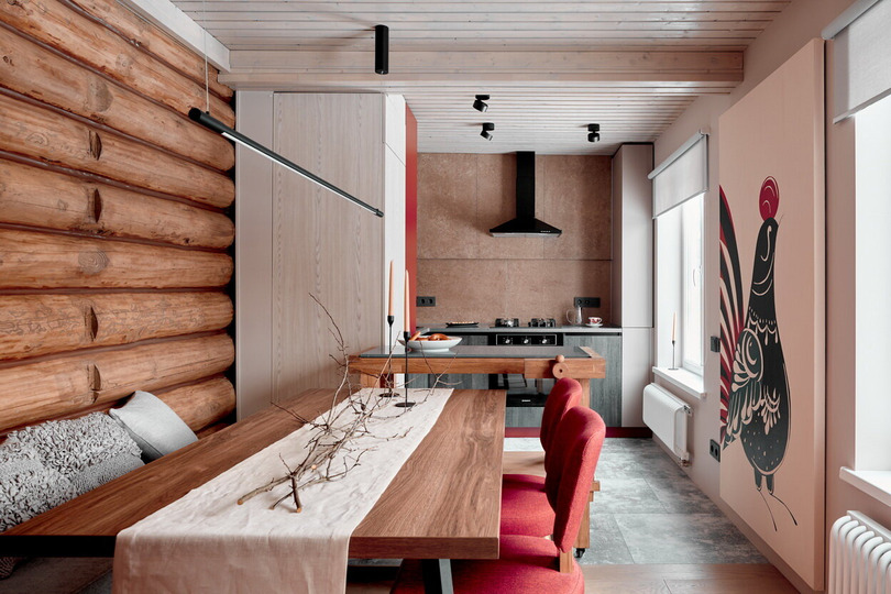 s23e10 — Кухня с верстаком и красная лестница