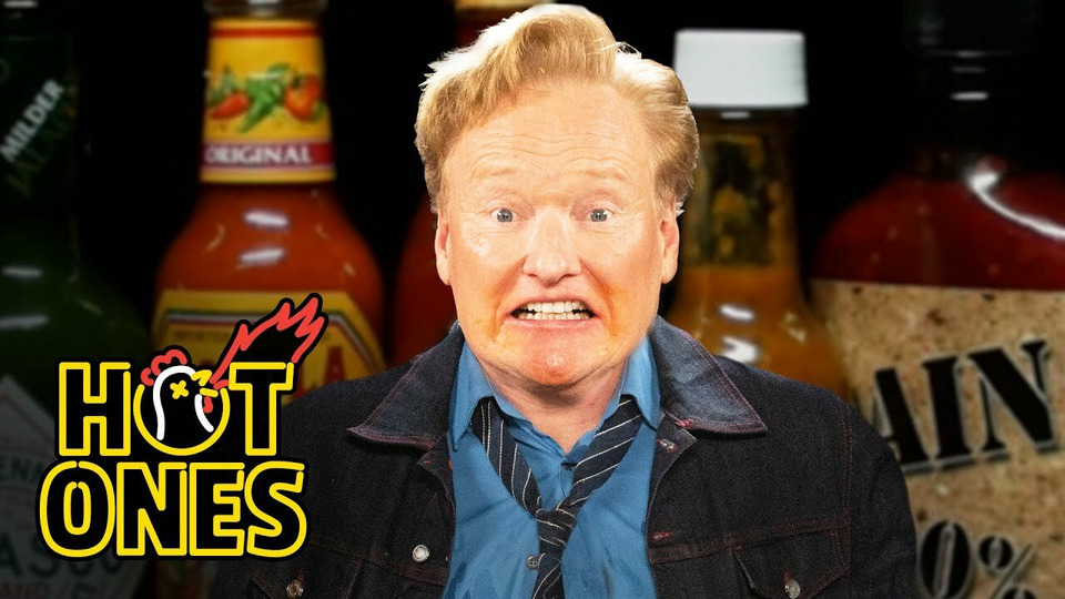 s23e12 — Conan O'Brien Needs a Doctor While Eating Spicy Wings