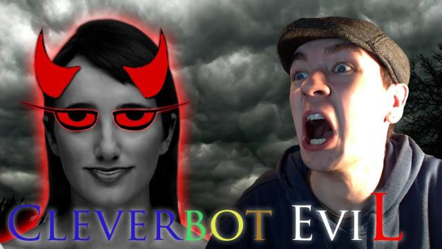 s02e536 — Cleverbot Evie | SHE KNOWS MY REAL NAME! | Evie is EviL