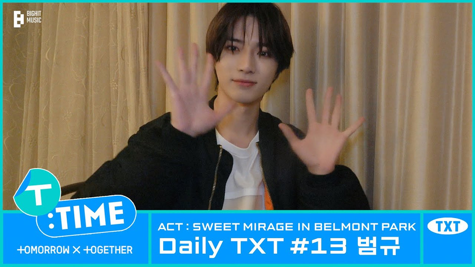 s2023e127 — [DAILY TXT] #13 — Beomgyu in Belmont Park