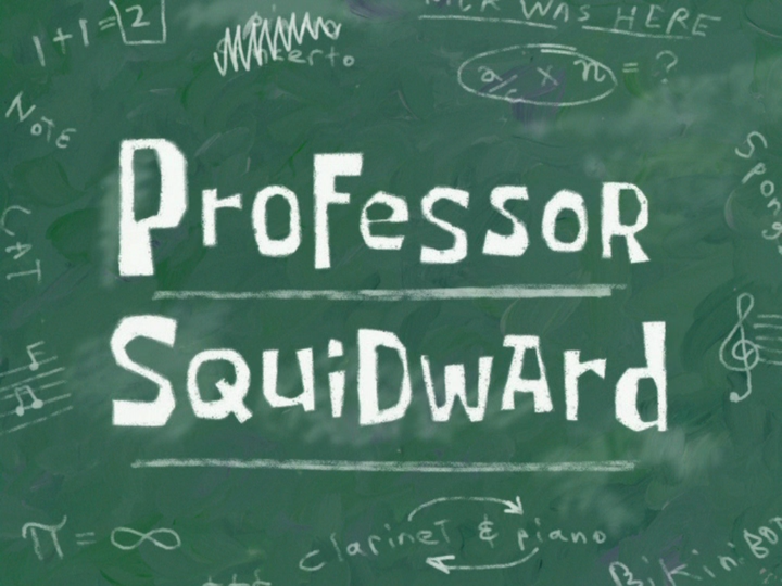 s06e33 — Professor Squidward