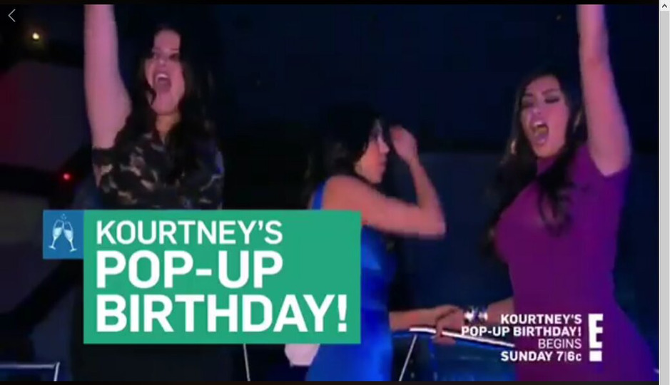 s16 special-1 — Kourtney's Pop-Up Birthday!