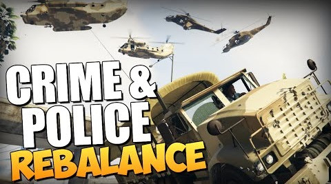 s05e482 — GTA 5 Mods : Crime & Police Rebalance - Обзор